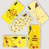 Прозрачный чехол PK10 Pikachu Pokémon для Samsung A04 A14 A23 M33 M53 Realme 10 9 C35 C55 VIVO Y02 Y12 Infinix Hot 30 Note 11 Tecno Spark 8P Pro