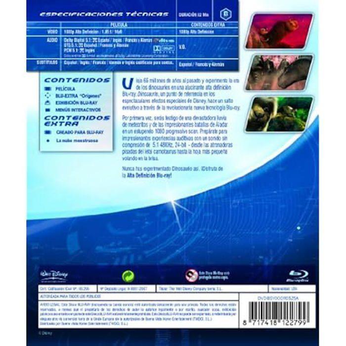 Blu-ray - dinosaurio - aladar - film d'animation - aventure - pour enfants