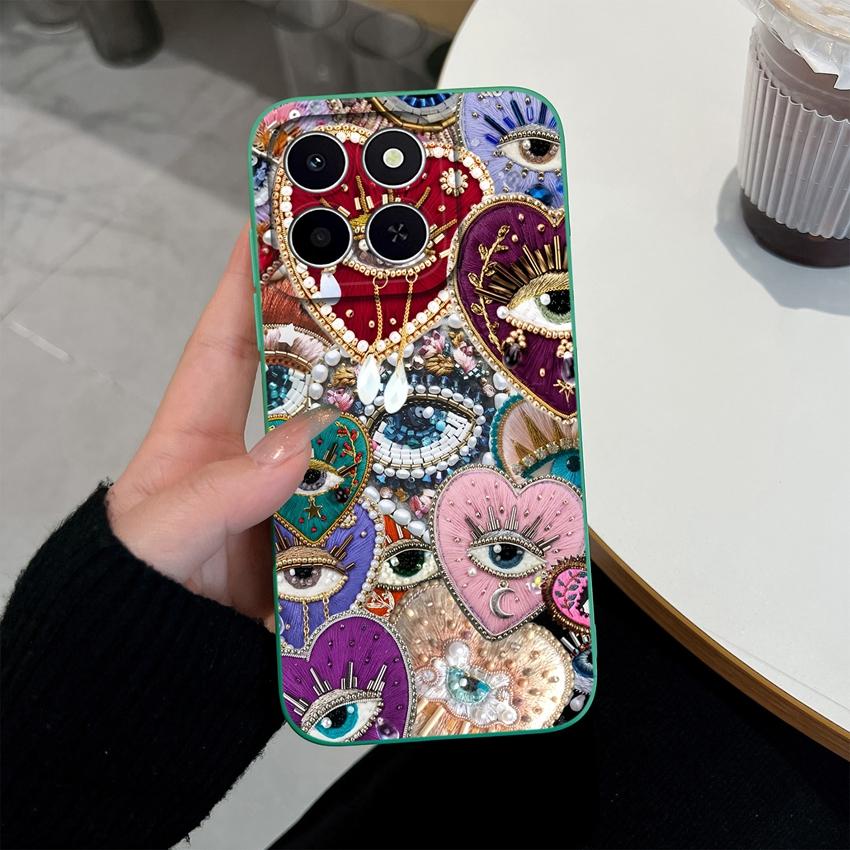 Чехол для телефона Honor X6c X6d X5a X5c X6a X7a X8d X9d X8c X7 X8 X6 Красивые Цветочные Узоры Легкий Мягкий Силиконовый Чехол Для Honor Защитный Корпус