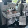 Карман-органайзер на сиденье автомобиля Карман на спинке сиденья Автомобильный карман Подстаканник на заднее сиденье Защита от пинков даже мелкие вещи в машине аккуратно Настольная салфетница Подстаканник на заднее сиденье