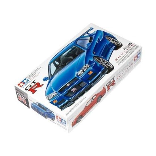 Tamiya 1 24 Серия Спортивных Автомобилей №210 Nissan Skyline GT-R V-Spec R34 Пластиковая Модель 24210