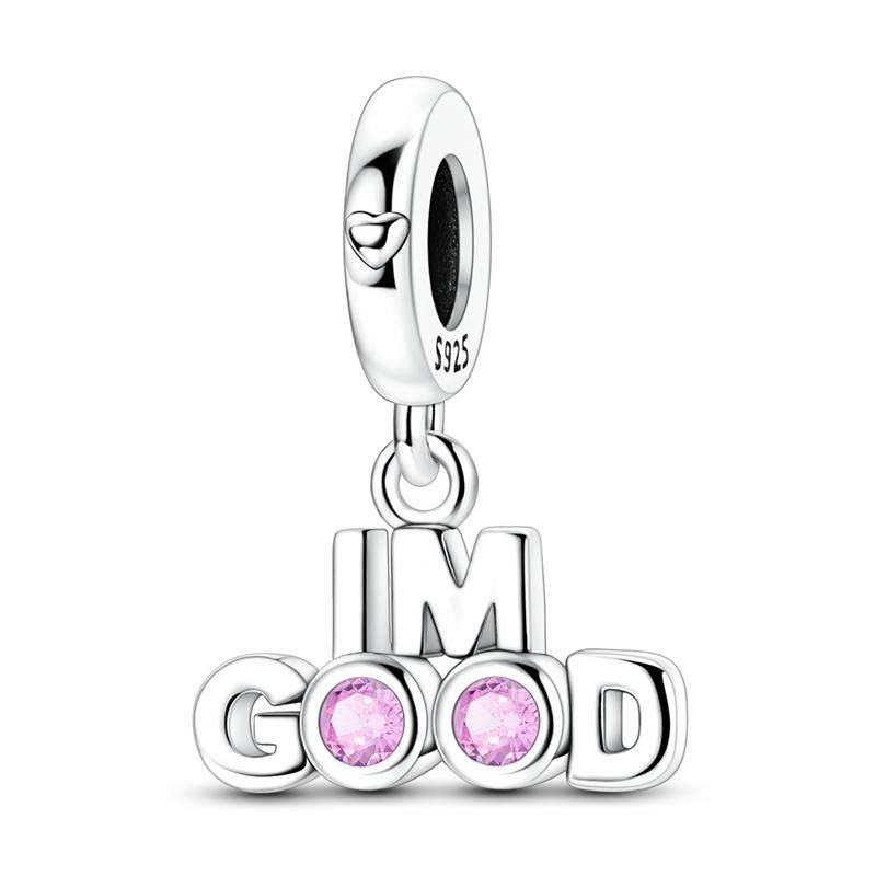 Оригинальные медные шармы-подвески Медведь Черный лебедь Ангел Вишня Подвески Подходят для браслета Подвеска Женщины Девушка DIY Ювелирные изделия Подарок