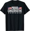 Proud Conservative American Usa Flag Unisex T-Shirt