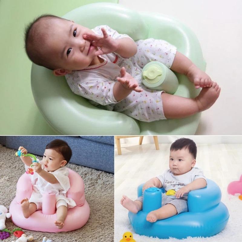 Baby Bath Chair Inflatable Armchair Children's Sofa Portable Lounger for Kids Newborn Armchair Child Beach Chair Baby Soft Sofa