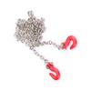 Metal RC Trailer Tow Hooks Accessories With Chain For SCX10 D90 1:10 RC Crawler Climbing Car
