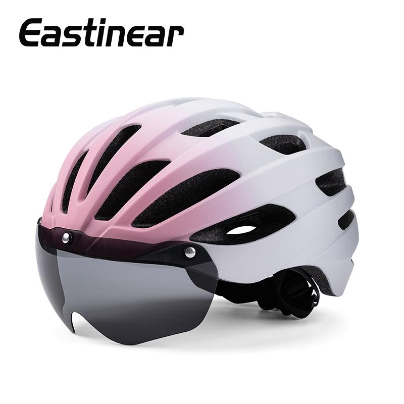 Eastinea Road Bicycle Helmet With Magnetic Goggles Mountain Bike Riding Helmet Adult Men and Women Children Safety Helmet