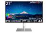 JAPANNEXT Monitor 4K UHD 3840x2160 Resolution IPS BLACK Display Light 27-inch (KVM/HDMI/DisplayPort/Built-in speaker/Height adjustment/Rotation