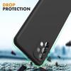 Coque Silicone pour Samsung A23 5G Noir - BOOLING - Souple - Lisse - avec 2 Verres Trempés