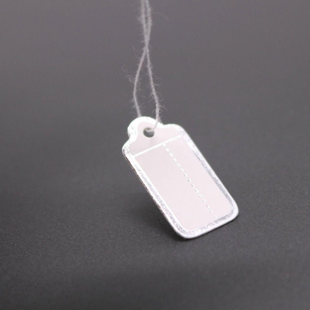 Card Paper Gold/Silver Edge Jewelry Price Labels Display Tool Jewellery Hangtags Hanging Tags