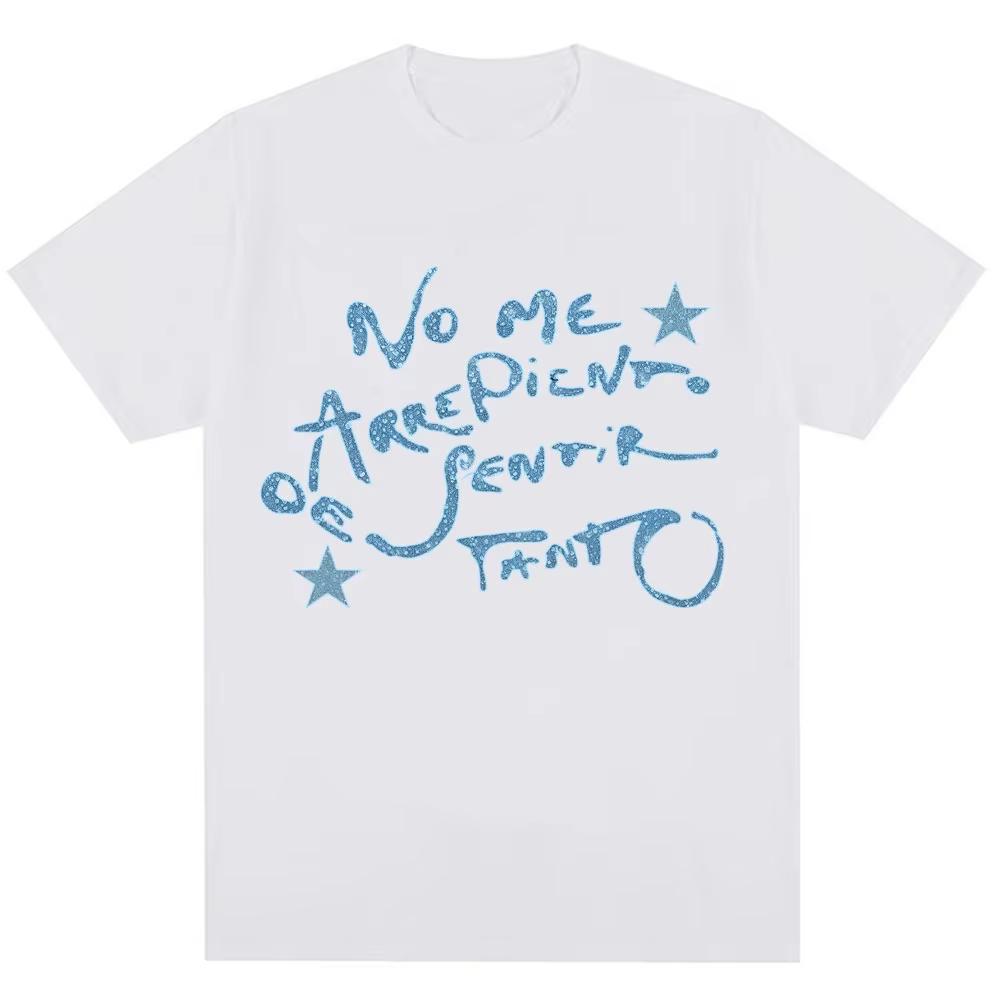 Hot Sale Karol G No Me Arrepiento De Sentir Tanto 2026 New Album Tshirt Men Women Hip Hop Fashion T Shirt Breathable Streetwear Casual Tees