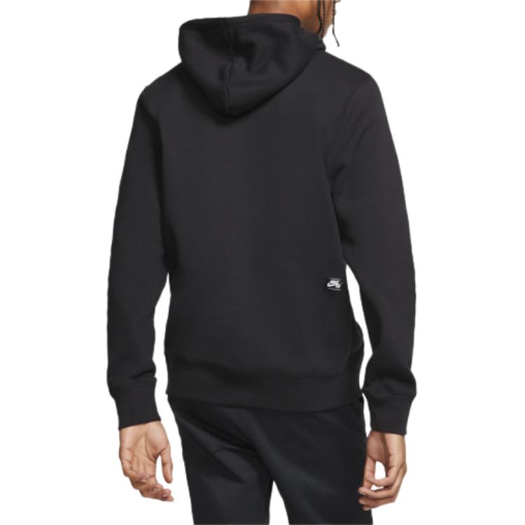 Nike Мужская толстовка с вышитым логотипом граффити, черная BV8733-010