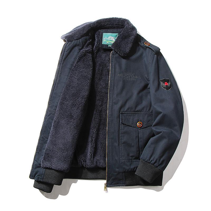 Повседневная Куртка, Мода, Мужская, Осень И Зима, Хлопок, Куртка, Мужская, Куртка