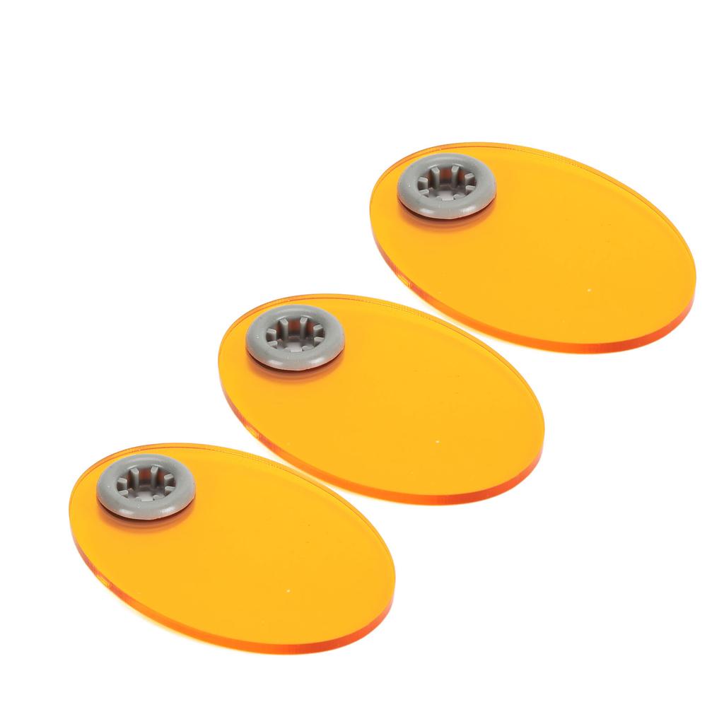 10pcs Dental Light Curing Shield Elliptical Shape Eye Protective Light Blocking Dental Light Curing