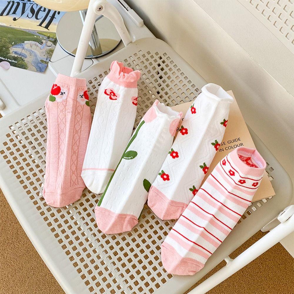 Японские следки Мягкие повседневные носки Милые женские следки Женские