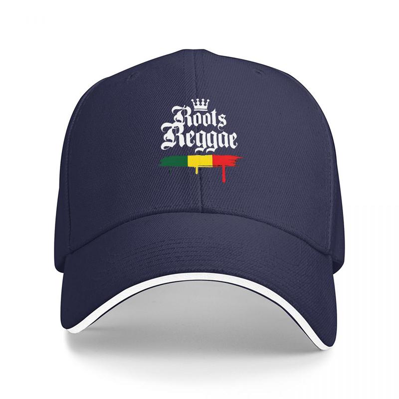 Черная Бейсболка с Логотипом Короны Roots Reggae с Вышитым Дизайном в Цветах Раста для Музыкальных Фанатов и Энтузиастов Культурного Стиля