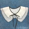 Cotton Lace Hollow Girl Shawl For Women Apparel Sewing Lace Neckline Clothing Decoration Fake Collar
