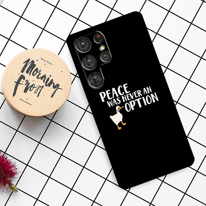 Cartoon Funny Goose Case For Samsung Galaxy S24 FE S21 S22 S23 S25 Ultra S9 S10 Plus S20 FE S25 FE Phone Cover