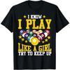 Смешной дизайн для бильярда для девочек и женщин, футболка для игрока в пул(1)