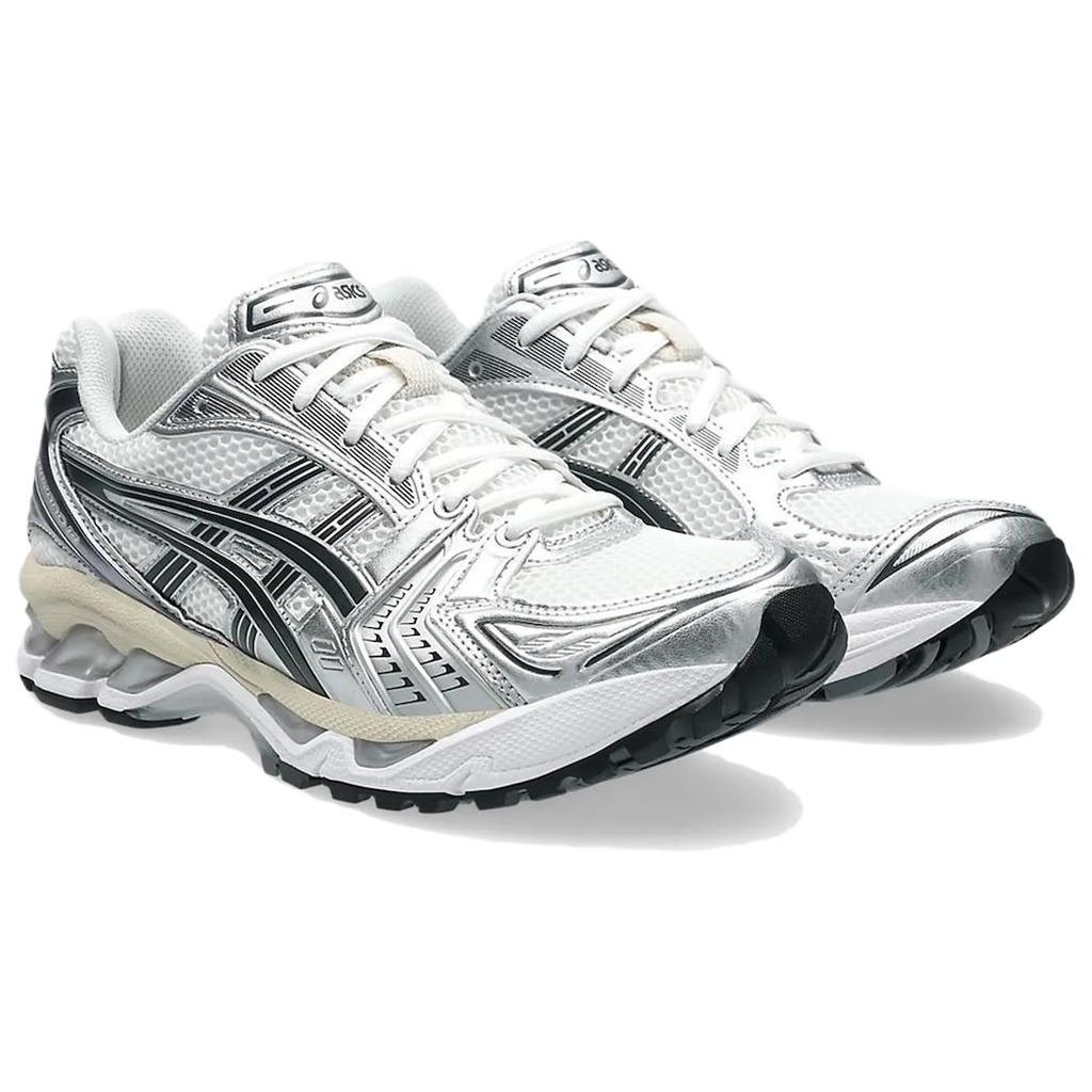 Asics Gel Kayano 14 White Graphite Grey Unisex Sneakers Silver 1203A537-110