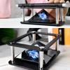 Pyramid 3D Holographic Projector Four-dimensional Image Display  Phone Projector Accessories