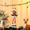 Качающаяся кукла Рождественские аксессуары Фигурка Санты/Снеговика/Оленя/Медведя с подвесной веревкой для внутреннего украшения
