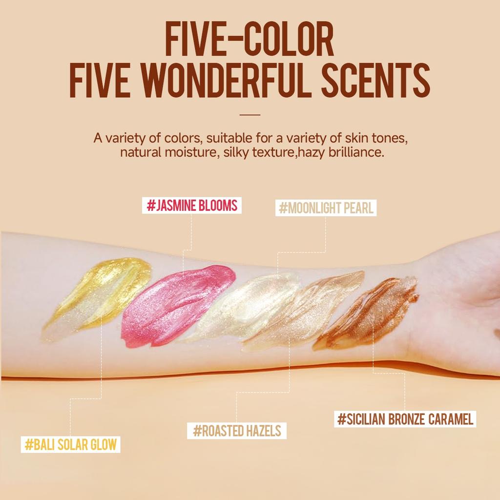 This shimmering body highlighter has a beautiful, subtle shimmer and is perfect for parties and gatherings.