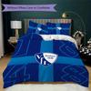 VfL Bochum 1848 Pattern Bedding uilt Set uilt Cover Pillowcase Home Decoration Birthday Gift (1 * duvet cover + 2 * pillowcase  without core)99