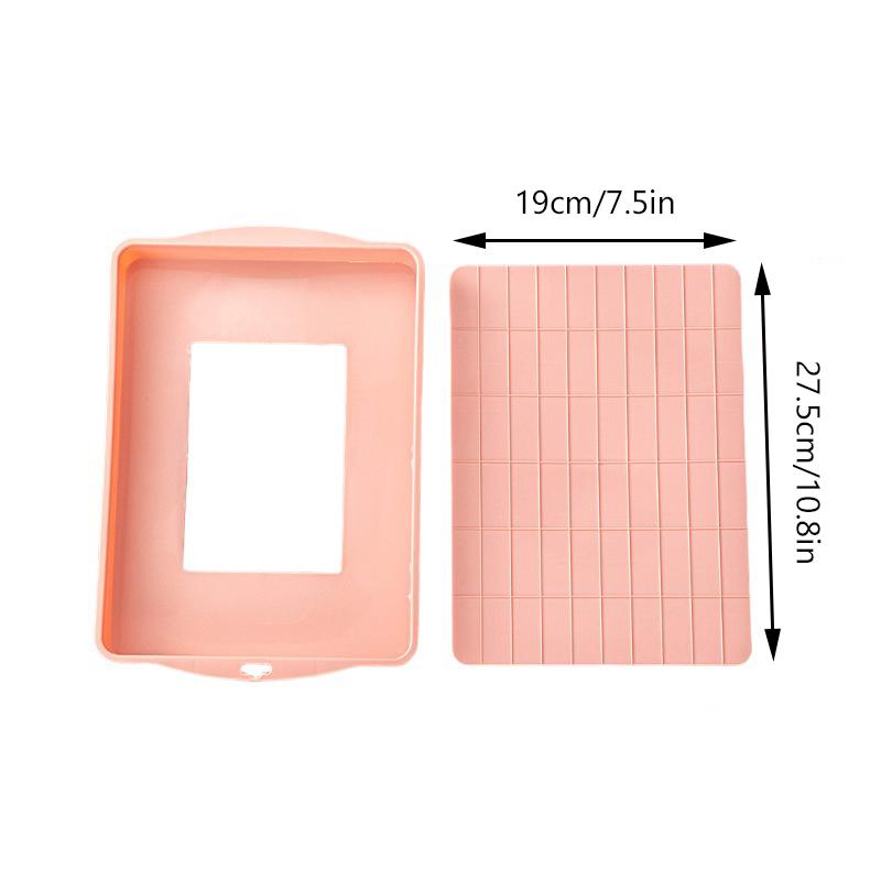 High Quality Nougat Mould Snowflake Pastry Bottom Mold Non-Stick Baking Mold Cooling Setting Nougat Plate