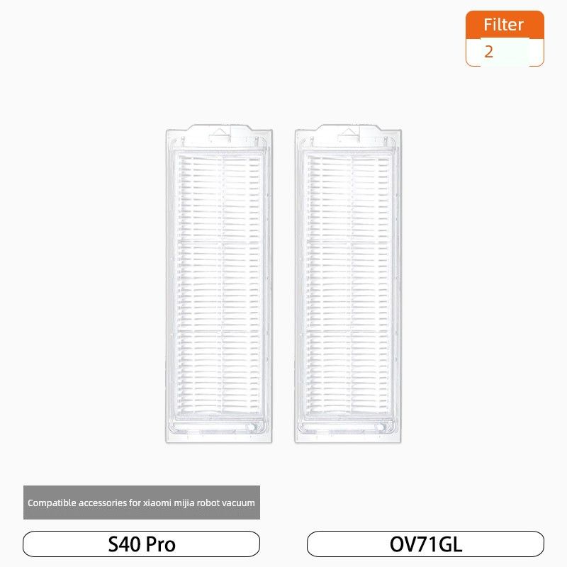 Compatible with Xiaomi S40 Pro Robot Vacuum Cleaner Ov71Gl Accessories: Side Brush, Filter, Mop, Cleaning Fluid, Consumables