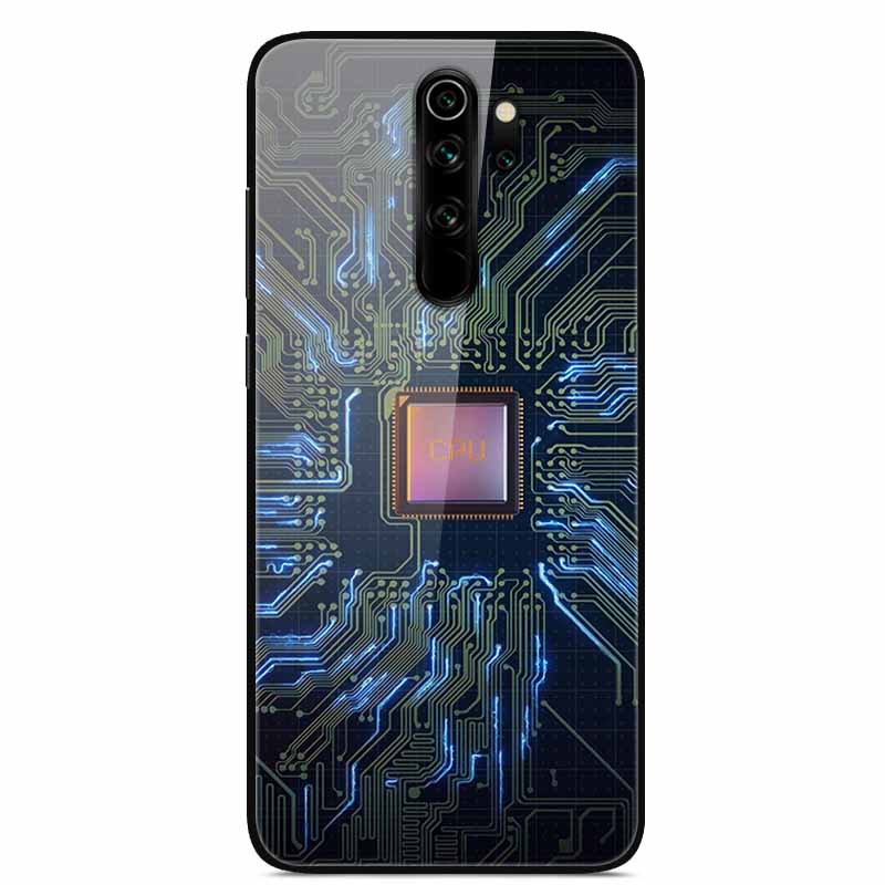 Чехол для Xiaomi Redmi Note 8 Pro Закаленное Стекло Жесткая Задняя Крышка Телефона для Xiaomi Redmi Note 8 8T 8Pro Чехлы Оболочки Note8 Fundas