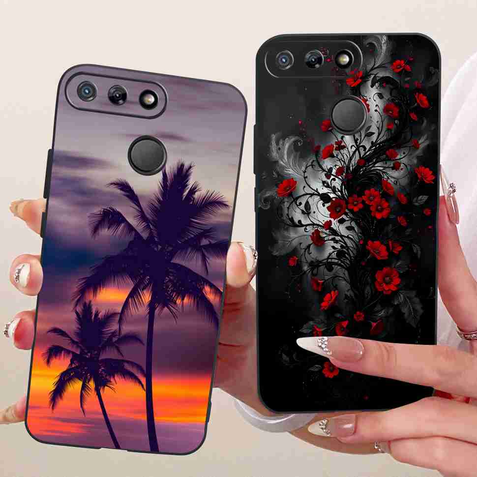 For Itel P15 5.0" Case Fashion Colorful Cartoon Soft Silicone TPU Black Cover For Itel p15 ITEL P 15 Phone Cases Bumper Fundas