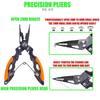 High-strength Fishing Tied Hooks Pliers Anti-slip Cut Fishing Line Equipment  Outdoor Camping