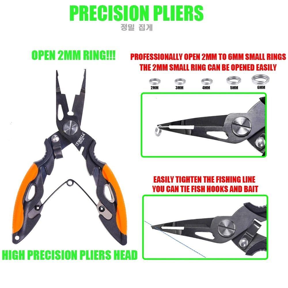 High-strength Fishing Tied Hooks Pliers Anti-slip Cut Fishing Line Equipment Outdoor Camping