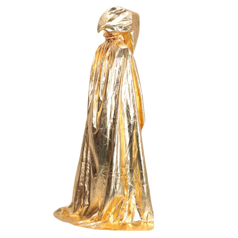 Плащ с капюшоном, средневековый халат ведьмы, накидка до пола, костюм на Хэллоуин