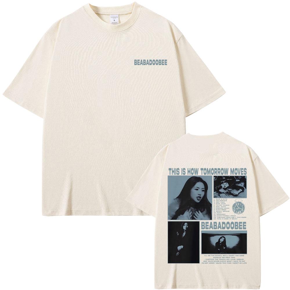 Beabadoobee This Is How Tomorrow Moves Графическая футболка Мужская Женская Мода Повседневные Футболки Оверсайз Мужские Хлопковые Футболки Подарок для фаната