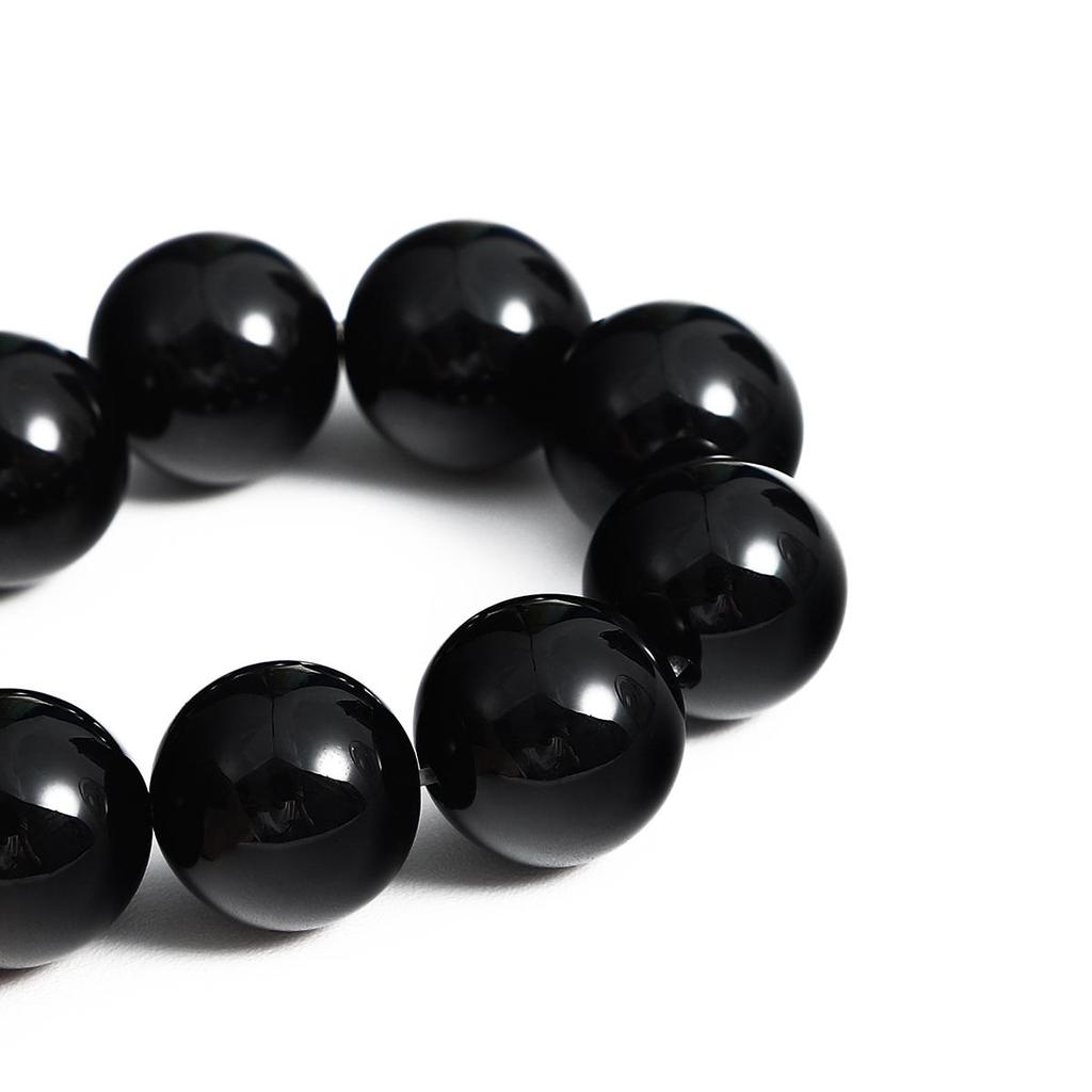 4-14 мм/28-92 шт. натуральный черный агат круглые бусины для изготовления ювелирных изделий DIY браслет ожерелье