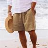 Summer Drawstring Elastic Waist Shorts for Men Casual Loose Fit Comfortable Breathable Men's Short Pants