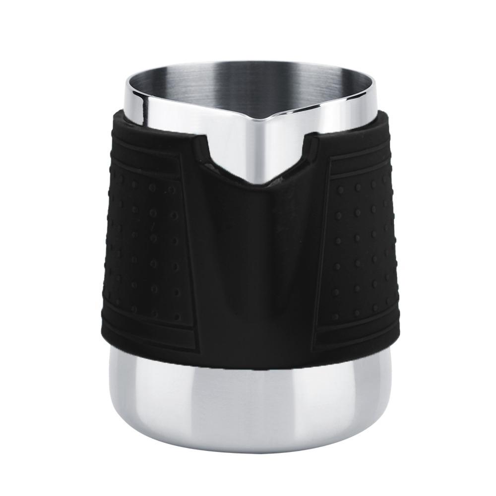 Stainless Steel Stainless Steel Coffee Cup Black Latte Pitcher Frothing Milk Jug Latte Art