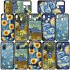 Чехол для телефона Samsung Galaxy S25 S24 S23 iPhone 16 15 Xiaomi Redmi Note 14 13 12 16E X 11 Pro Max OPPO Moto Huawei Design Van Gogh Starry Night Cover