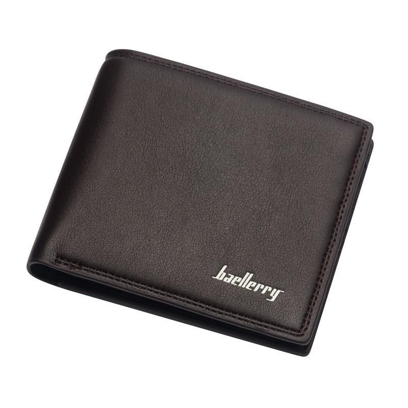 Luxury Men's Leather Tri-Fold Wallet - Spacious, Stylish Business ID & Card Holder