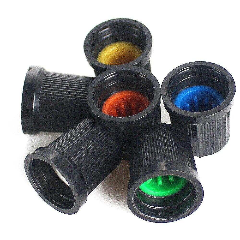 30 шт. WH148 AG3 крышка ручки потенциометра 15*15 мм комплект пластиковых ручек белый/синий/зеленый/оранжевый/красный/желтый 6 значений * 5 шт. = 30 шт.