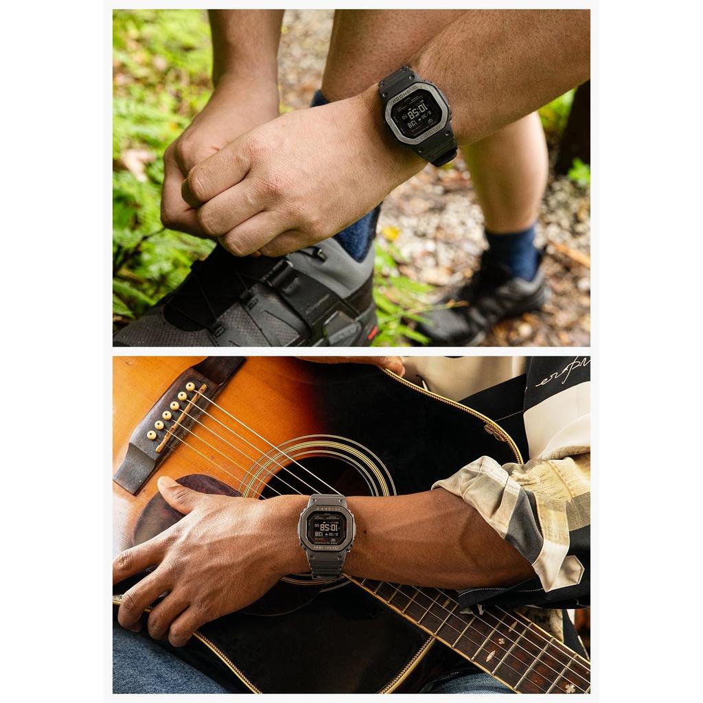 Casio G-Shock Men's Watch G-SQUAD Heart Rate Monitor, Bluetooth, DW-H5600MB-8JR, Gray, Japan Model