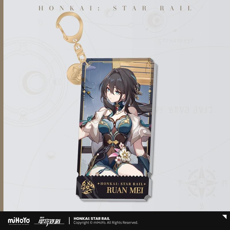 Sunsyea Honkai Star Rail Официальный мерч miHoYo Оригинальный Аутентичный Путь Гармонии Акриловый Стенд Значок Брелок Робин Сандей