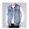 Men's Spring and Autumn Vintage Denim Vest Sleeveless Large Size Vests