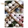 15 Pcs Velvet Christmas Balls Shatterproof Flocked Xmas Tree Hanging Ball Ornaments Festive Home Party Baubles for Christmas Wedding