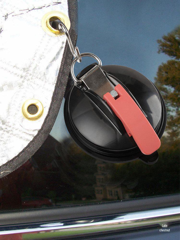 Suction Cup Hook for Wall, Glass, and Car Roof Tent Storage