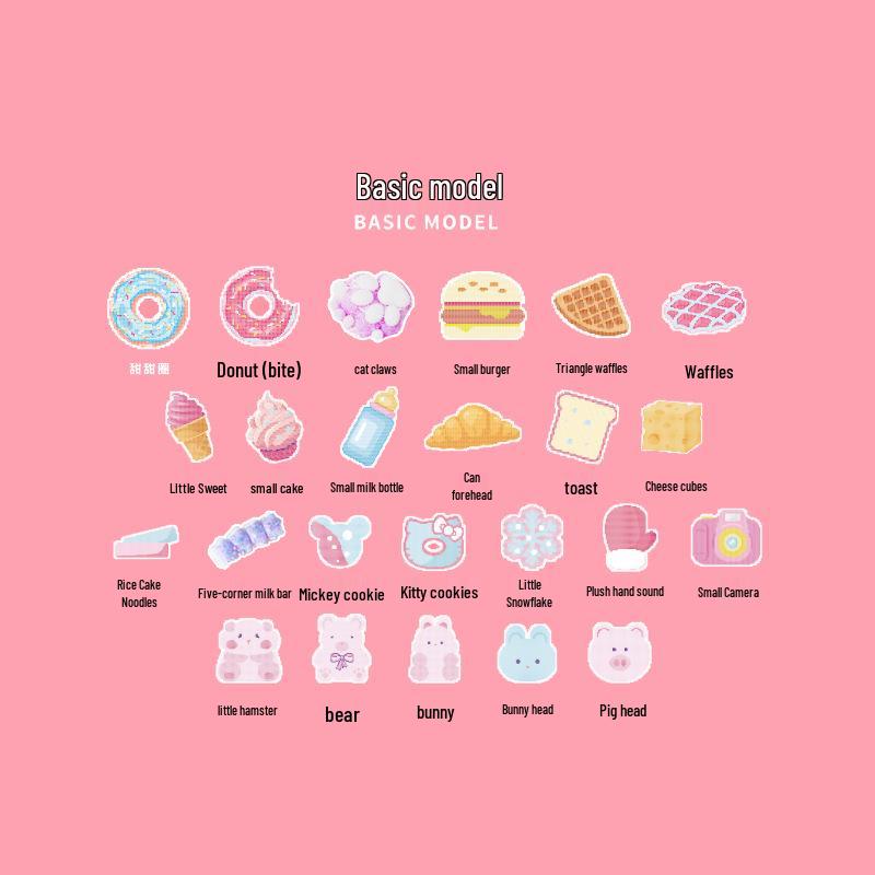 Сквиши Кошачья Лапка Вафля Пончик Моти Слепой Пакет Игрушка для Снятия Стресса