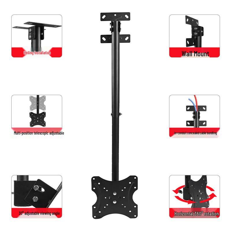 OLOEY 14-43 Inch Rotatable Ceiling TV Mount