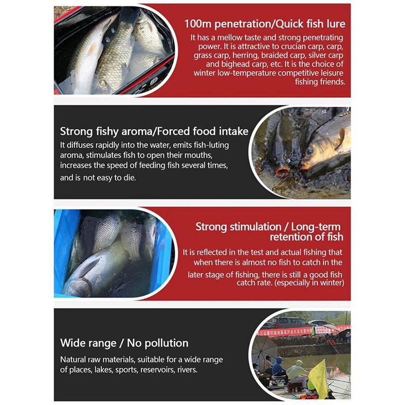 Добавка для приманки для рыбы, 60 мл, жидкий аттрактант для рыбной приманки с высокой концентрацией красного червя