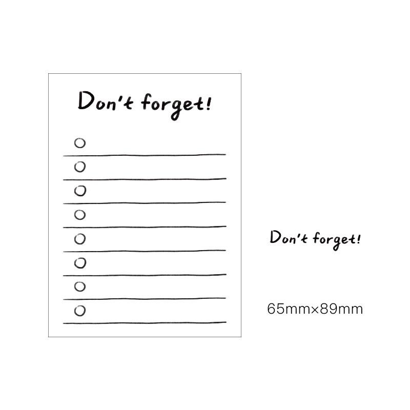 Мини-базовый блокнот для заметок, портативный, 50 листов бумаги, контрольный список желаний, чтобы сделать заметки, офис, школа